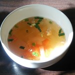 オトナリオ - ランチセットのスープ