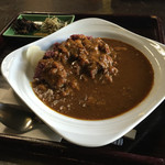 文化の陶 四季舎 - 黒米カレー¥600 (2016-10)