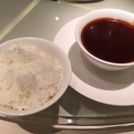 阿森鲍鱼 - 鮑ソースとコシヒカリのマリアージュ