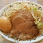 野郎ラーメン - 味玉野郎ラーメン_極太麺