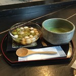 Sakanaba Ha Nagoza - 寒ざらし&抹茶セット¥700 (2016-10) 抹茶は…×