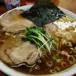 軍鶏ラーメン美幸 - チャーシュー（醤油）_大盛