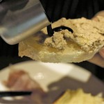 生ハムとワインのお店 piglet - フェガトには、バルサミコを掛けて