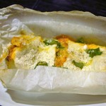 生ハムとワインのお店 piglet - 名物ロートロ　920円＝マルゲリータピザの紙包みない