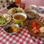 明太子のさかえや - これ全部食べ放題ですよ！(ﾟдﾟ)！