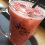 설빙 - 生イチゴのジュース