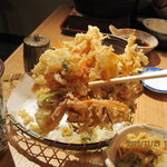 手打ち蕎麦 寺田家 - でっかいかき揚げ