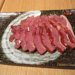 手打ち蕎麦 寺田家 - 鴨肉の燻製