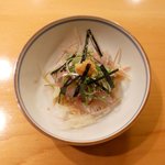 銀座寿司幸本店 - 鯵のたたき