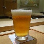 寿しの吉乃 - ☆生ビール（＾◇＾）☆