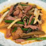 趙楊 - 2016.10 牛と四川スモークダックのキノコ炒め