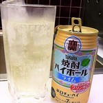 お好み焼･焼そば･月美 - 缶チューハイ　ライム　￥３２０？