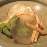 ライラ - リンゴ、抹茶のパルフェ