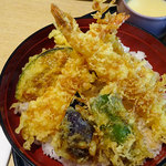 和食処　嵐山 - 天丼膳1080円にご飯大盛り