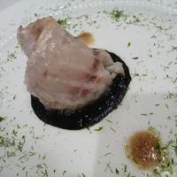イタリア料理サルーチェ - イカスミソースとの相性が最高（同行者のメニュー）