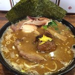 風車 - 風車ラーメン（中盛）1000円  クーポン使用で中盛無料