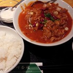 四川料理 川味園 - 水煮牛肉定食(16-11)