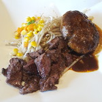 鉄板焼ステーキ コバ - お肉アップ