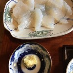 慈久庵 - 自家製刺身こんにゃく　450円