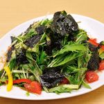 水菜のハリハリチョレギサラダ