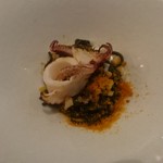 クッチーナ イタリアーナ ガッルーラ - イカ墨を練りこんだタリオリーニ