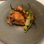 クッチーナ イタリアーナ ガッルーラ - 金目鯛の鱗焼き