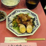 Chuuka Fuuka Teiryourifu-Min - 豚肉の梅干煮定食