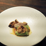 わさ - 棒棒鶏（ばんばんじー）、きゅうりを添えて