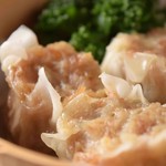 Homemade hand-wrapped Chinese dumpling