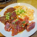 Yakiniku Horumon Gokuu - カシラ、レバー、シロ