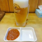 焼肉・ホルモン ごくう - 生ビールとタレ