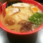 一凜 - 豚骨醤油750円+大盛100円+味玉