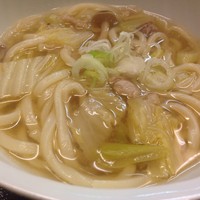 草庵 - 白菜入りうどん