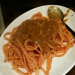 やまじ - カレーがけナポリタン：250円