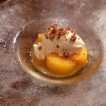 フレンチレストラン・プレジール - 柿とマスカルポーネ