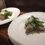 リストランテ ハナタニ - 2016・11月　大和豚のロースト二皿に分けて