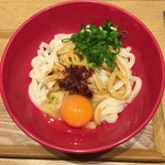 二代目 甚八 - 甚八の謹製伊勢うどん（並） + 玉子のせ