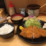 とん喜 - ロースカツ定食：1500円