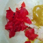 キッチンタロー - 真っ赤な福神漬！