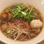 饗 くろ喜 - 醤油なめこそば（1,300円）※季節の限定