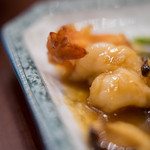 趙楊 - 【松茸明蝦（まつたけとえびのしせんふういためもの）】、明蝦（えび）