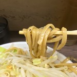 ラーメン二郎 - 690円『小ラーメン』+80円『汁無し』(ニンニク野菜マシ)2016年11月吉日