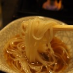 Satou Yousuke - きりたんぽ鍋つけうどん（きりたんぽ鍋の出汁に浸けて食べる）