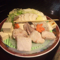 土佐料理 祢保希 銀座店 - クエ鍋 投入前 クエちり鍋コース ¥11,000