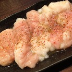 焼肉処　彩 - とろてっちゃん塩 780yen('14.02)