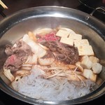 焼肉処　彩 - すき焼き(要予約)('15.01)