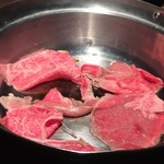 焼肉処　彩 - すき焼き(要予約)('15.01)