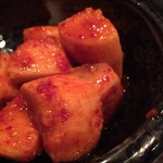 焼肉処　彩 - 長芋キムチ 390yen('16.02)