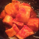 焼肉処　彩 - 長芋キムチ 390yen('16.09)