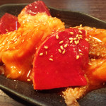 焼肉処　彩 - MIXホルモン130g 780yen('16.10)